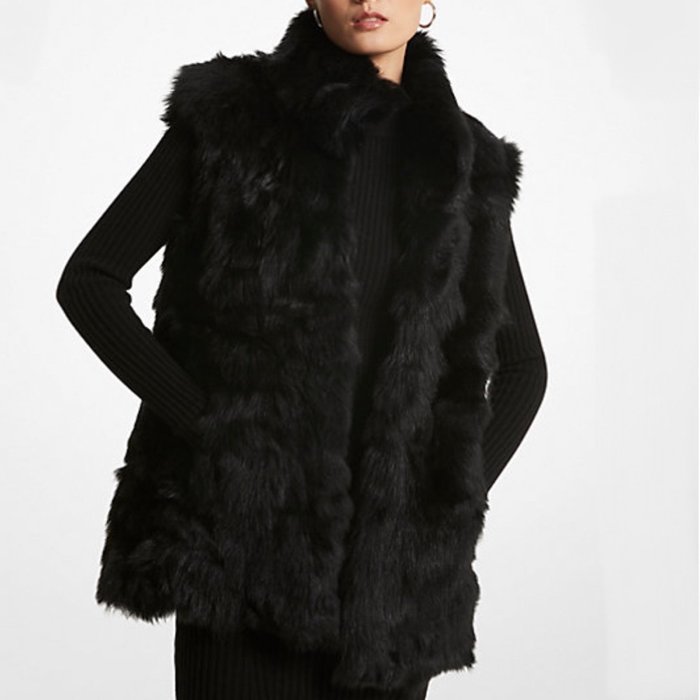 Michael Kors Rabbit Fur vest